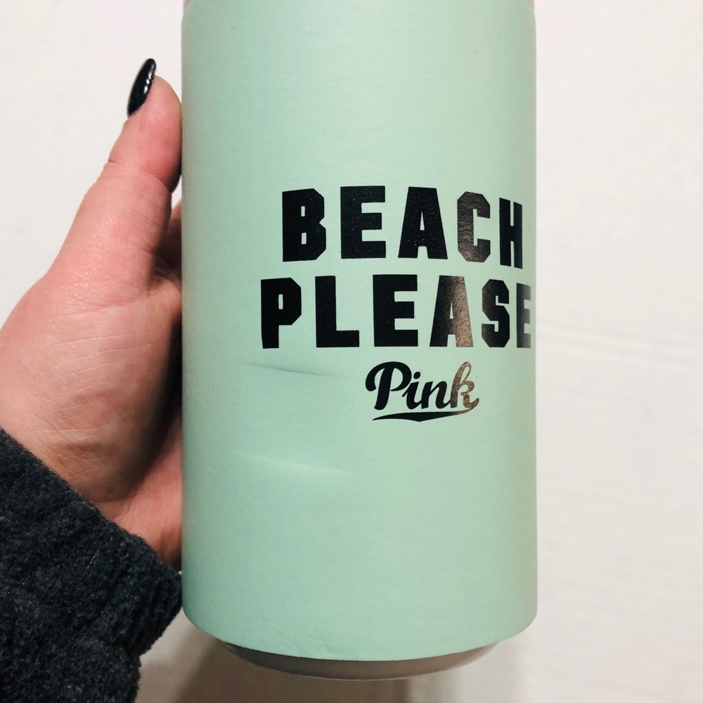 NWT PINK Victoria’s Secret Retro Water Bottle - Picture 2 of 5